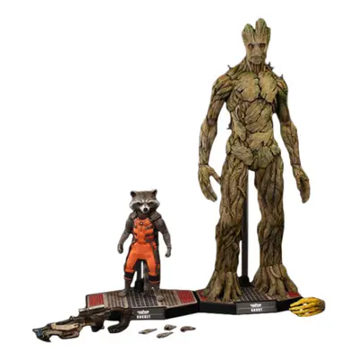 Figure Hot Toys MMS254 - Marvel Comics - Guardians Of The Galaxy - Rocket And Groot