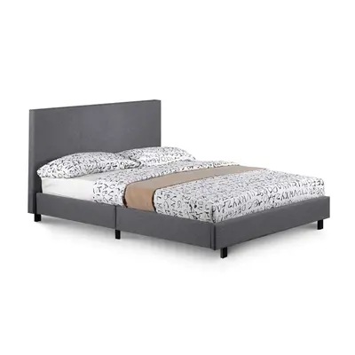 (5FT King) Prado Fabric Bed Frame in Grey