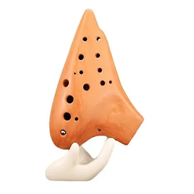 16 Hole Multi Chamber Ocarina Terracotta Alto C Double Ocarina