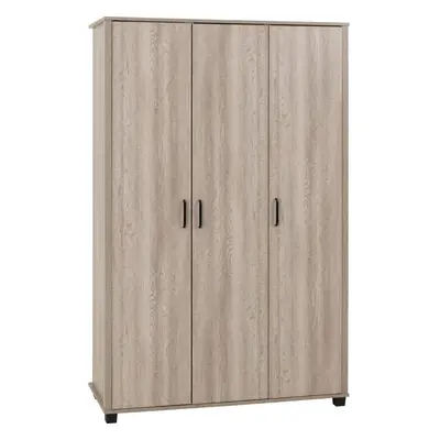 (3 Door Wardrobe) Oliver Bedroom Furniture Range in Light Oak Effect