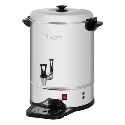 Swan SWU30LN Catering Urn with Automatic Temperature Control, Drip Tray, 30L, 2500W, Stainless S