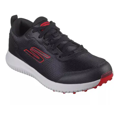 (UK 9, Black/Red) Skechers Mens Go Golf Max Fairway Water Repellent Lightweight Golf Shoes