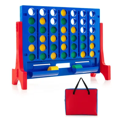 Wall Mounted or Tabletop Giant 4-In-A Row Jumbo 4-to-Score Game Set