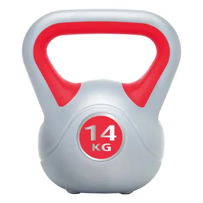 14KG Vinyl Gripped Kettlebell - Podwer Coated Cast Iron - Kettle Bell Swing