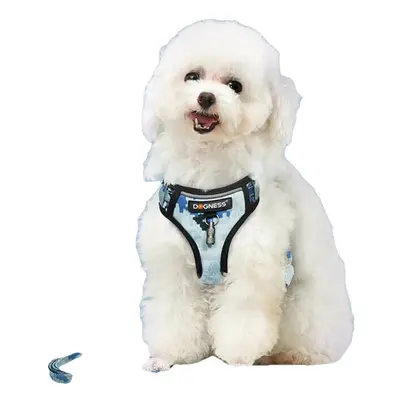 () Harness and Leash Sets Adjustable Lengths Reflective Design Breathable Mesh Dog Collar for Sm