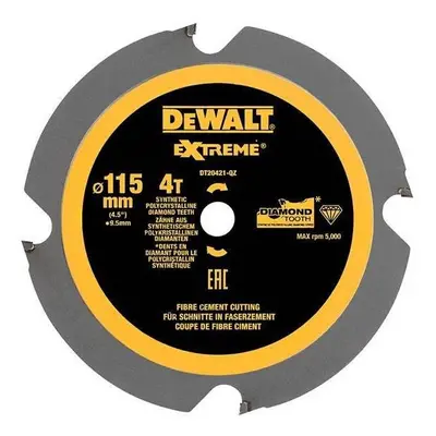 DeWALT DT20421-QZ 115mm 4T 9.5mm PCD Circ Saw Blade DCS571