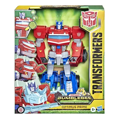 Transformers Cyberverse Roll and Transform Optimus Prime Figure