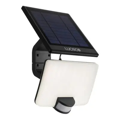 Luceco Solar PIR Floodlight with Detachable Solar Panel, Watts