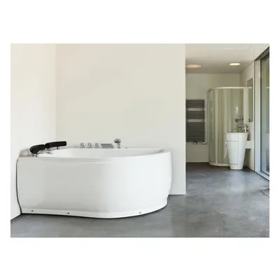 Right Hand Whirlpool Corner Bath with LED PARADISO