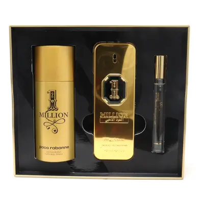 Paco Rabanne Million Golden Oud Parfum Intense Pc Set / New With Box