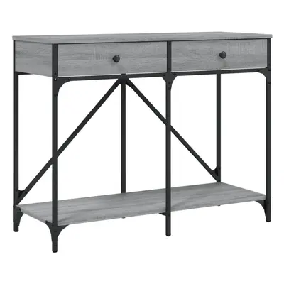 (grey sonoma) vidaXL Console Table End Table Hallway Stand Side Sofa Table Engineered Wood