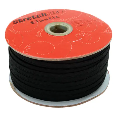 Stretchrite Braided Elastic .25"X100yd-Black PSS14-B