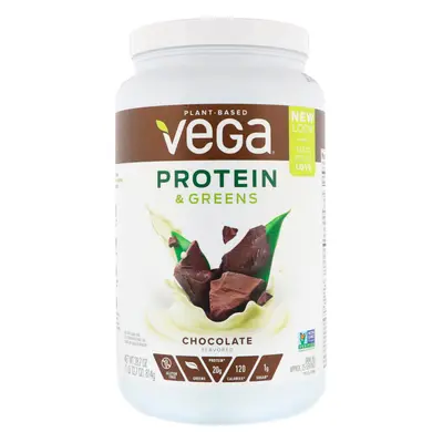 Vega, Protein & Greens, Chocolate Flavored, 1.8 lbs (814 g)