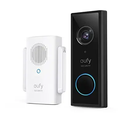 eufy Security Video Doorbell Wireless S210 2K (Battery-Powered) with Chime, No Monthly Fee, On-D