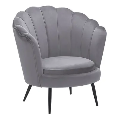 Armchair LOVIKKA Velvet Grey