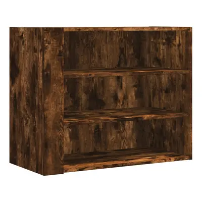 (smoked oak) vidaXL Wall Cabinet Bathroom Wall Hanging Cabinet Sonoma Oak Engineered Wood