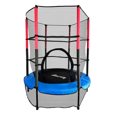 GALACTICA Children's Mini Trampoline With Safety Net - 4.5ft