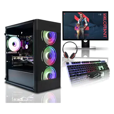 Fast Gaming PC Bundle Intel i5 16GB RAM 1TB HDD 2GB GT710 Wins WiFi