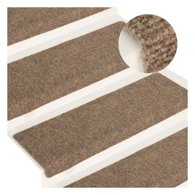 Stair Mats pcs Needle Punch 65x25 cm Cream