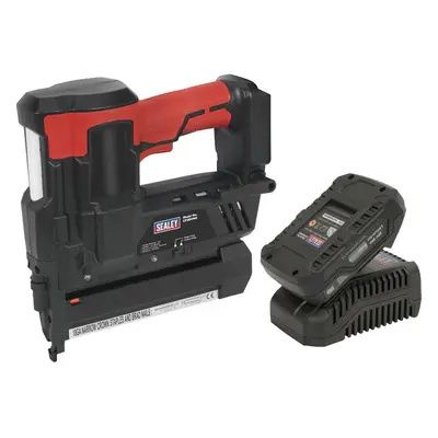 20V Cordless Nail / Staple Gun & Li-Ion Battery - Gauge x 50mm Nails Wood Pin