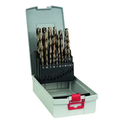 Bosch Professional 25pc. HSS-Cobalt ProBox Metal Drill Bit Set (for Stainless Steel, ? mm, Acces