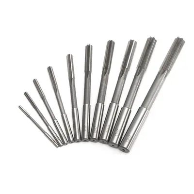 10pcs 3-12mm HSS Machine Reamer Set H7 Straight Shank Milling Chucking