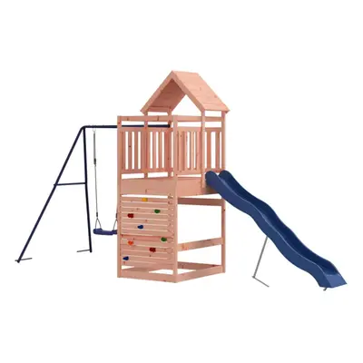 (solid douglas wood) vidaXL Outdoor Playset Garden Playhouse Play Tower Set Impregnated Wood Pin