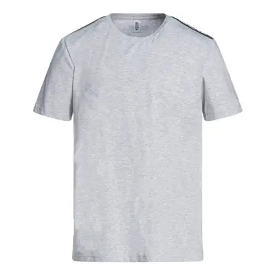 Moschino Brand Tape Logo Grey T-Shirt