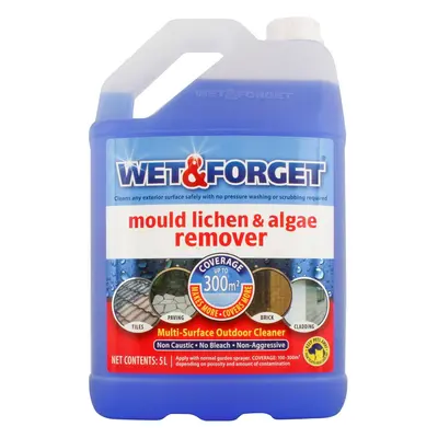 Wet & Forget Mould, Lichen & Algae Remover, Outdoor Cleaning Solution, Black Mould Remover, Blea