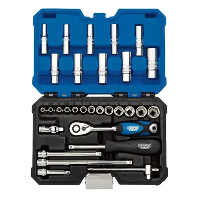 Metric Socket Set, 1/4"" Sq. Dr. (30 Piece)