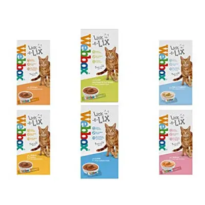 Webbox Lick e Lix 5pcs (5x15g) (Bulk Deal Case of 17) Variety Assorted Pack