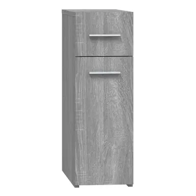 (grey sonoma) vidaXL Apothecary Cabinet Chipboard Home Storage Cabinet Set Multi Colours