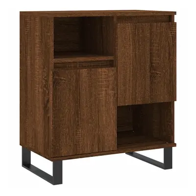 vidaXL Sideboard Storage Cabinet Cupboard Side Cabinet Brown Oak Engineered Wood