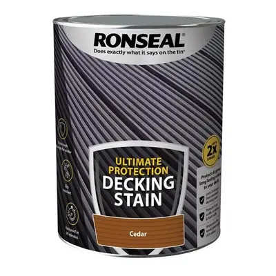 Ronseal Ultimate Protection Decking Stain Cedar litre