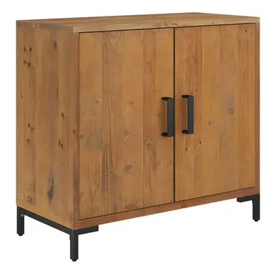 vidaXL Solid Wood Pine Sideboard Brown Recycled Storage Cabinet Highboard