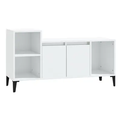 (High gloss white) vidaXL TV Cabinet Engineered Wood Hifi Cabinet TV Unit Stand Multi Colours