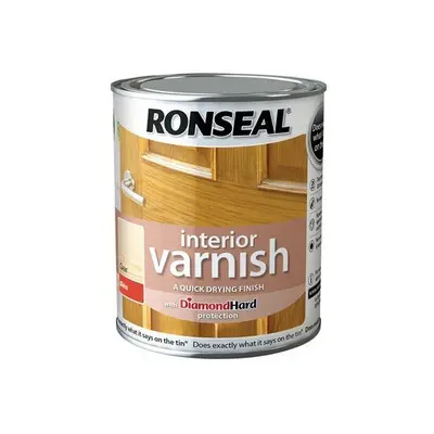 Ronseal Interior Varnish Quick Dry Gloss Clear 2.5 Litre