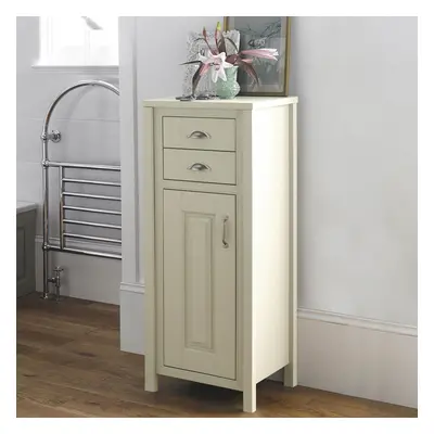 Chiltern 500mm Traditional Freestanding Tall Boy Storage Unit Ivory