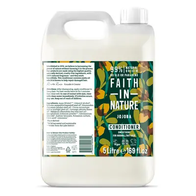 Faith In Nature Jojoba Smoothing Conditioner For Normal and Dry Hair 5L