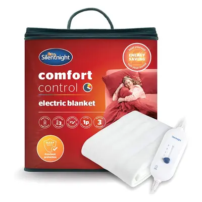 Silentnight Comfort Control Electric Blanket - Double, White