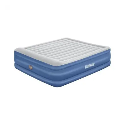 Bestway Tritech Inflatable Indoor King Airbed Air Mattress with Built-In AC Pump