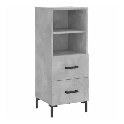 vidaXL Sideboard Storage Side Cabinet Cupboard Concrete Grey Engineered Wood