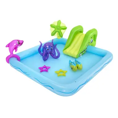 Bestway Play Centre Inflatable Swimming Pool with Slide Fantastic Aquarium