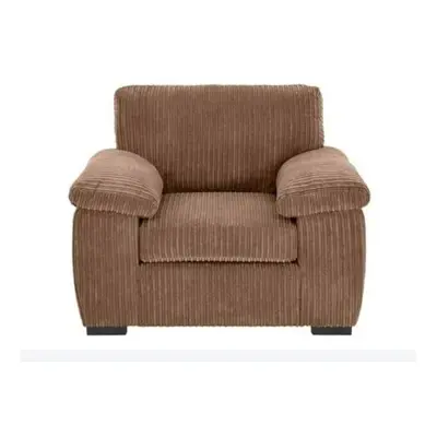 (1 Seater Sofa, Coffee) Atrani Jumbo Cord Fabric Sofa