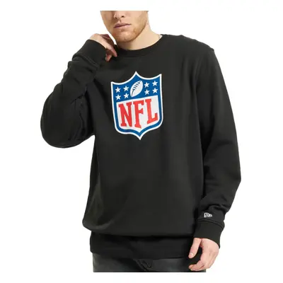 (M, Black) New Era NFL Team Logo Football League Pullover Sweater Sweatshirt Jumper - Black