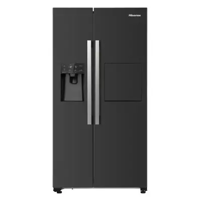 Hisense RS694N4BBE 91cm Frost Free American Fridge Freezer Black E Rated