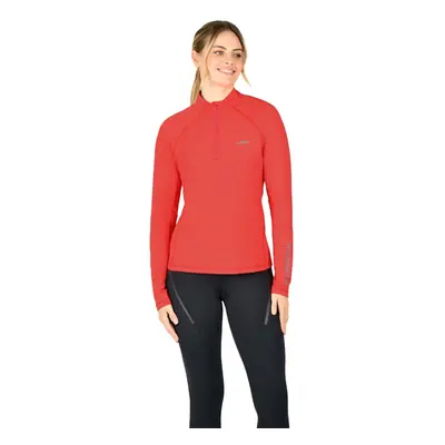 (XXS, Bittersweet/Red) Weatherbeeta Womens/Ladies Prime Long-Sleeved Top