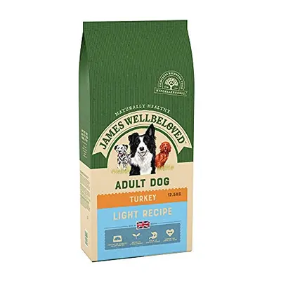 James Wellbeloved Light Adult Turkey and Rice 12.5 kg Bag, Hypoallergenic Dry Dog Food