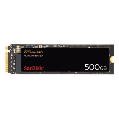 SanDisk SDSSDXPM2-500G-G25 Extreme PRO GB M.2 NVMe 3D SSD, Black