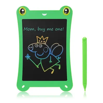 (Green) 8.5 inch Frog Colors screen LCD Writing Tablet Drawing Handwriting Pad Message Board Kid